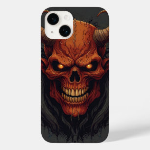 Funda Para iPhone 14 De Case-Mate Estuche de teléfono satelital demon Metalizado de 