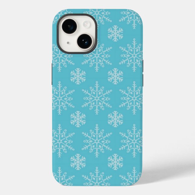 Funda De Case-Mate Para iPhone Estuche de teléfono Snowflakes (Reverso )