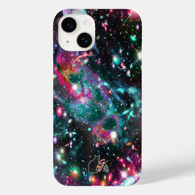 Funda De Case-Mate Para iPhone Estuche de teléfono Star Field de fosforescencia (Reverso )