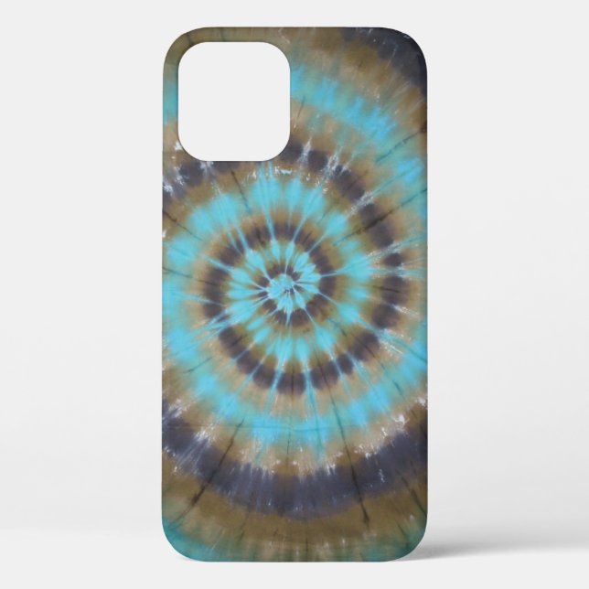 Funda De Case-Mate Para iPhone Estuche de teléfono: Swirl de tinta turquesa (Reverso )
