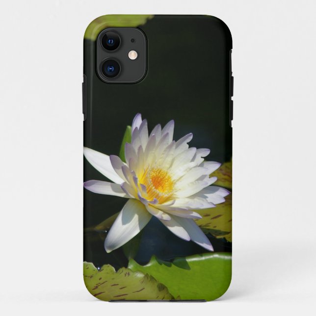 Funda De Case-Mate Para iPhone estuche de teléfono White Waterlily (Reverso)