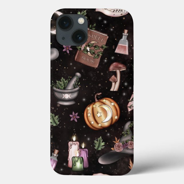 Funda De Case-Mate Para iPhone Estuche de teléfono Woodland Witchy (Reverso)