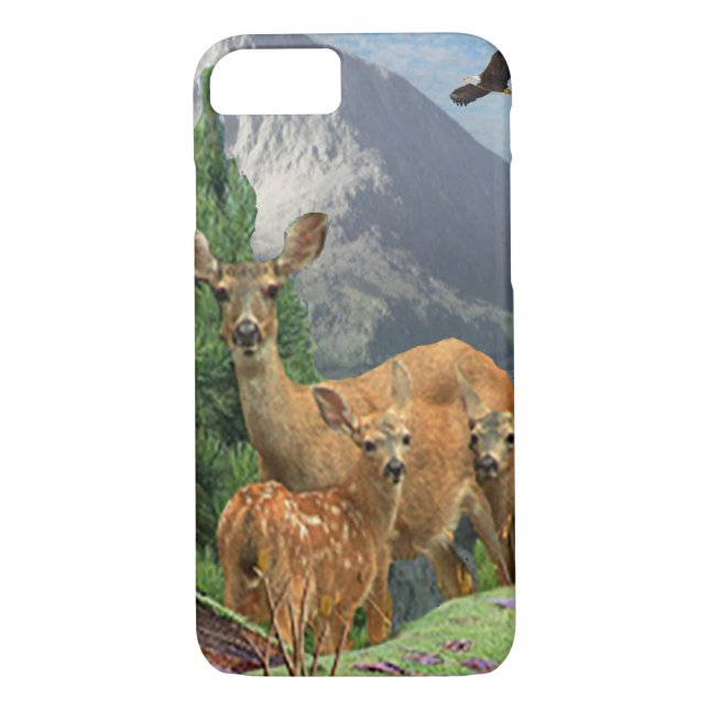Funda De Case-Mate Para iPhone estuche Deer Phone (Reverso)