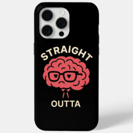 Funda Para iPhone 15 Pro Max Estuche divertida para teléfono cerebro - Humor de