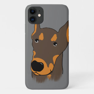 Funda Para iPhone 11 estuche doberman pinscher Personalizado para iPhon