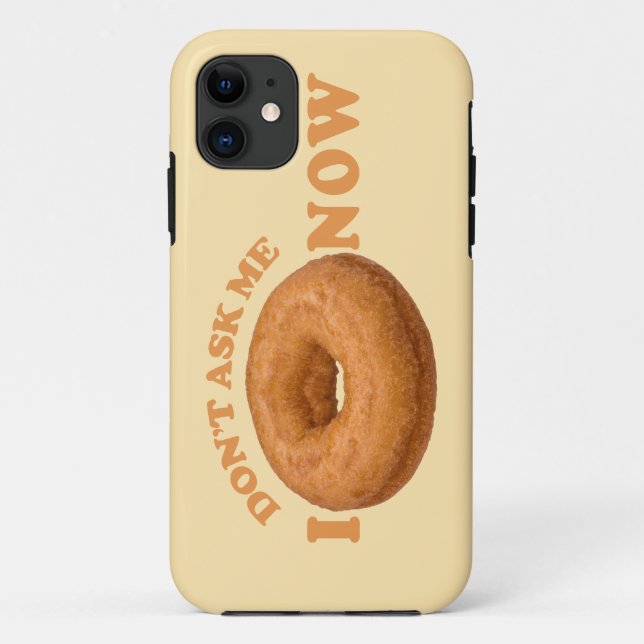 Funda De Case-Mate Para iPhone Estuche Donut Humor personalizado para iPhone (Reverso)