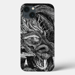 Funda Para iPhone 13 Estuche Dragon 'inicial' para iPhone