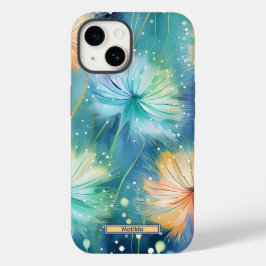 Funda Para iPhone 14 De Case-Mate Estuche Dreamy Blue Yellow Dandelions para iPhone 