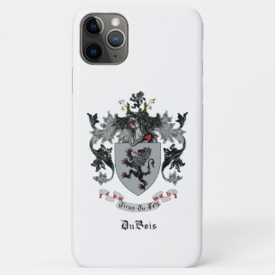 Funda Para iPhone 11 Pro Max Estuche DuBois Family Crest Smart Phone