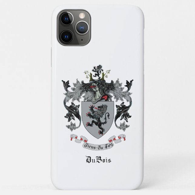 Funda De Case-Mate Para iPhone Estuche DuBois Family Crest Smart Phone (Reverso)