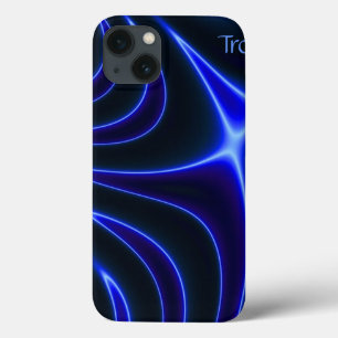 Funda Para iPhone 13 Estuche Electric Cobalt Blue Abstract iPad