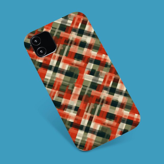 Funda De Case-Mate Para iPhone Estuche elegante de teléfono rojo crema verde (Subido por el creador)