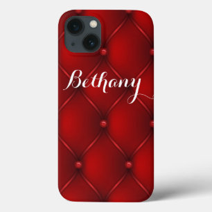 Funda Para iPhone 13 Estuche elegante para iPad Personalizado rojo