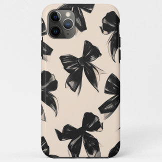 Funda Para iPhone 11 Pro Max Estuche elegante para iPhone de patrón negro de ar