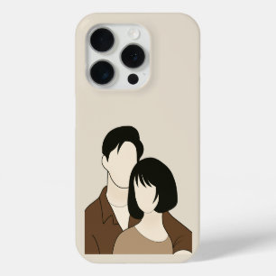 Funda Para iPhone 15 Pro Estuche elegante para iPhone de Silhouette en pare