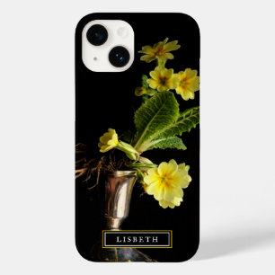 Funda Para iPhone 14 De Case-Mate Estuche elegante para iPhone floral amarillo