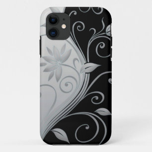 title_seo2 Estuche elegante para iPhone Swirl blanco y negro