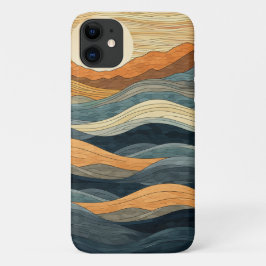 Funda Para iPhone 11 Estuche elegante para iPhone Waves