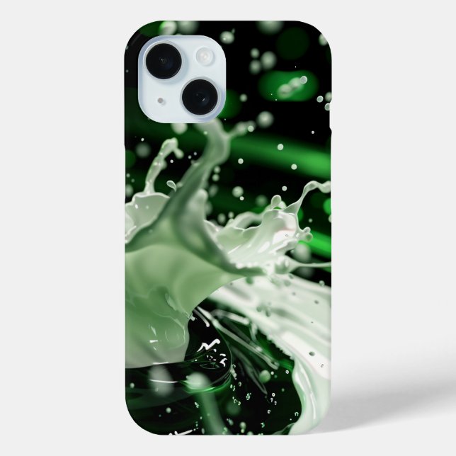 Funda De Case-Mate Para iPhone Estuche Emerald Splash Dynamics iPhone (Reverso )