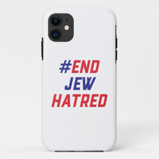 Funda Para iPhone 11 Estuche #EndJewHatred para iPhone en blanco
