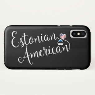 Funda Para iPhone X Estuche estonio-americano de teléfono celular con