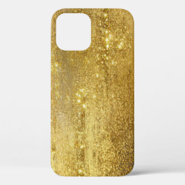 Funda Para iPhone 12 Estuche Fancy Gold Purpurina para iPhone / iPad