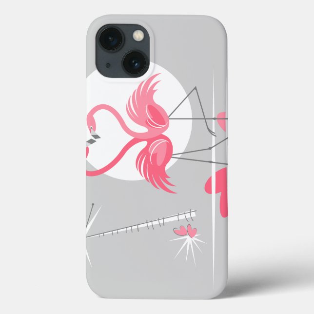 Funda De Case-Mate Para iPhone Estuche Flamingo Love IPad horizontal (Reverso)