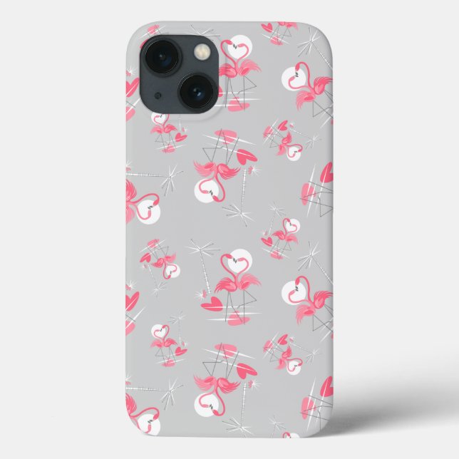 Funda De Case-Mate Para iPhone Estuche Flamingo Love Multi iPad (Reverso)