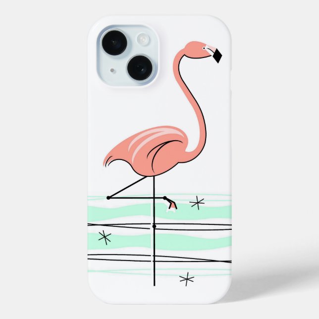 Funda De Case-Mate Para iPhone Estuche Flamingo Ocean iPhone (Reverso )