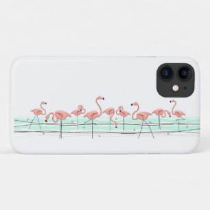 Funda Para iPhone 11 Estuche Flamingo Ocean Line para iPhone