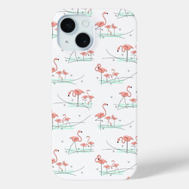 Funda De Case-Mate Para iPhone Estuche Flamingo Ocean Multi iPhone (Reverso )