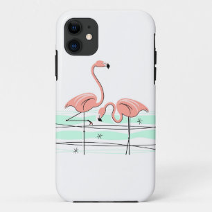 Funda Para iPhone 11 Estuche Flamingo Ocean Pair para iPhone