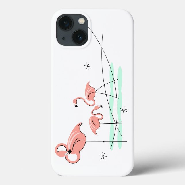 Funda De Case-Mate Para iPhone Estuche Flamingo Ocean Trio iPad (Reverso)