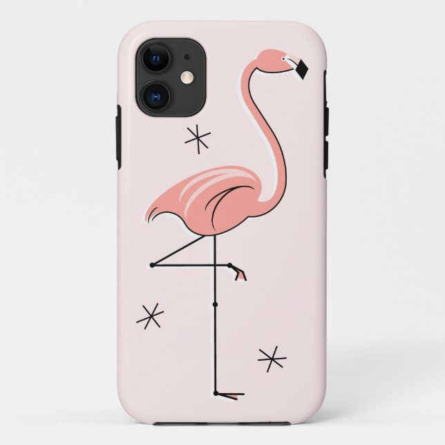 Funda De Case-Mate Para iPhone Estuche Flamingo para iPhone rosa (Reverso)