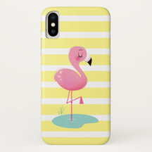 Estuche Flamingo & Stripes Phone