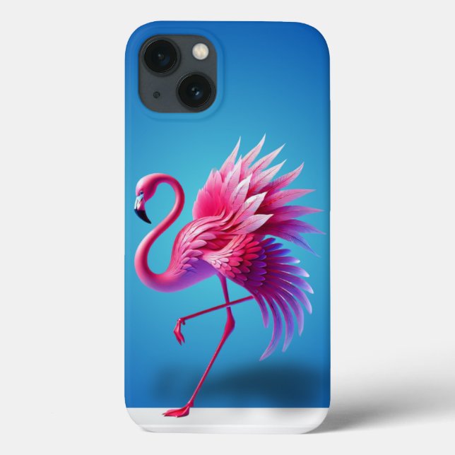 Funda De Case-Mate Para iPhone Estuche Flamingo Tropical Phone (Reverso)