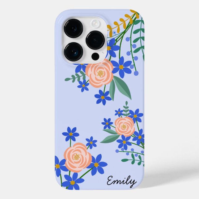 Funda De Case-Mate Para iPhone Estuche Floral Bouquet Personalizado para teléfono (Reverso )