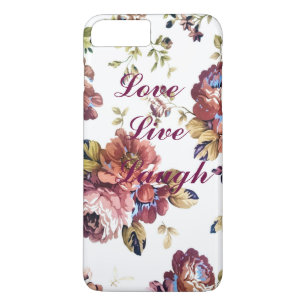 title_seo2 Estuche Floral Love Live Laugh para iPhone