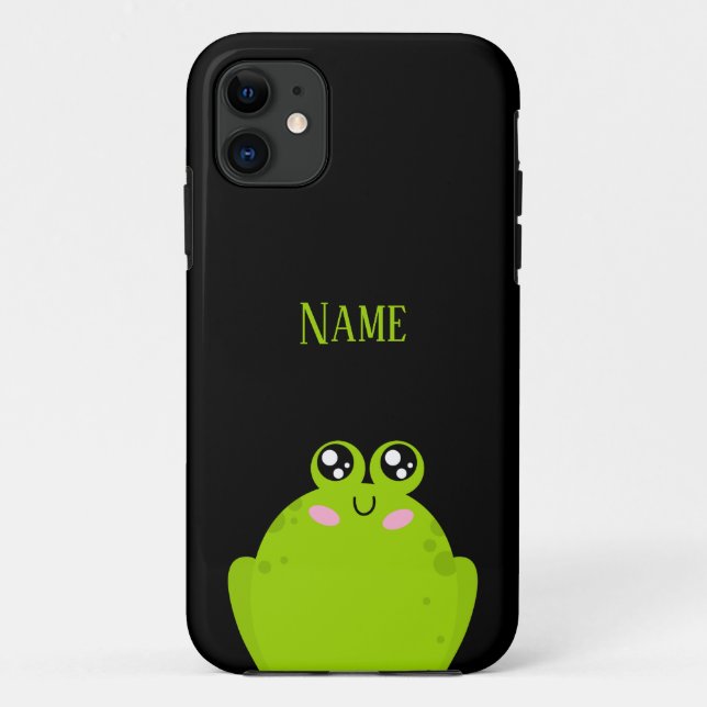 Funda De Case-Mate Para iPhone Estuche Funny Cute Frog Funda-Mate para iPhone (Reverso)