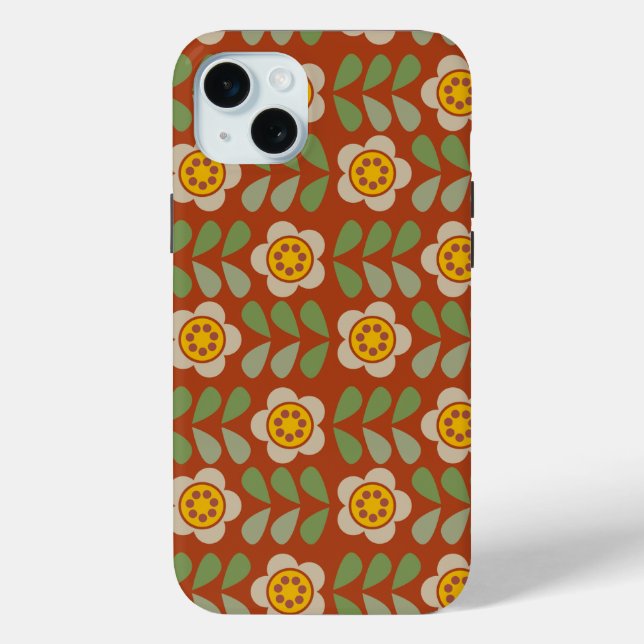 Funda De Case-Mate Para iPhone Estuche GLEAM GLADE para iPhone Botánico (Reverso )