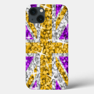 Funda Para iPhone 13 Estuche Glitz UK Gold para iPhone