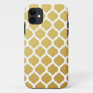 title_seo2 Estuche Gold Moroccan Pattern iPhone