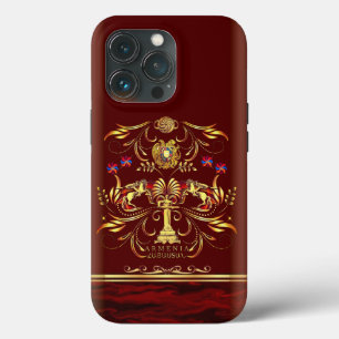 Funda Para iPhone 13 Pro Estuche Golden Armenia iPhone / iPad