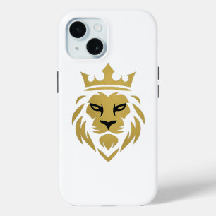 Funda Para iPhone 15 Estuche 🦁 Golden Lion Luxury Phone - Potente y au