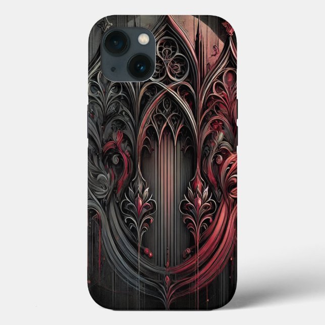 Funda De Case-Mate Para iPhone Estuche Gothic Elegance para iPhone (Reverso )