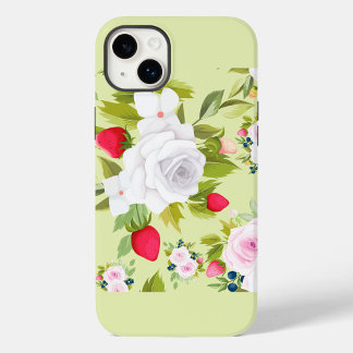 Funda Para iPhone 14 Plus De Case-Mate Estuche Green Floral para iPhone