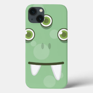 Funda Para iPhone 13 Estuche Green Monster Face iPad