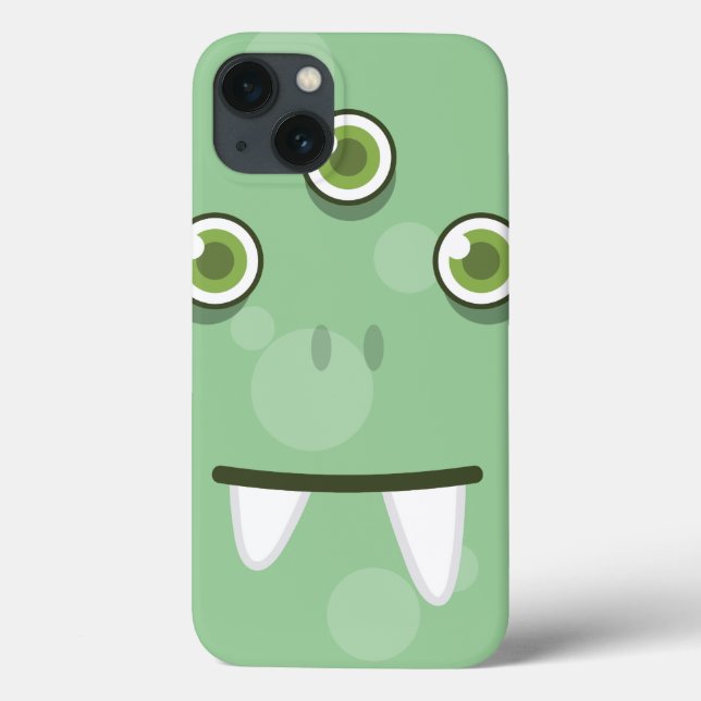 Funda De Case-Mate Para iPhone Estuche Green Monster Face iPad (Reverso)