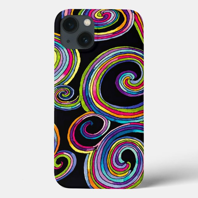 Funda De Case-Mate Para iPhone Estuche Groovy Swirls ~ iPad Air (Reverso)