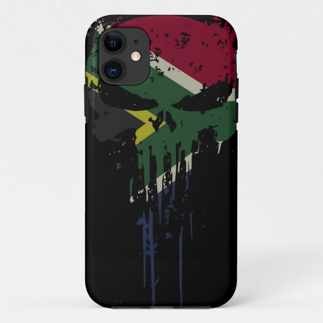 Funda De Case-Mate Para iPhone Estuche Grunge Africa para iPhone Funda-Mate (Reverso)